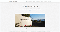 Desktop Screenshot of edgewaterwellington.co.nz