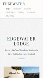 Mobile Screenshot of edgewaterwellington.co.nz