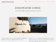 Tablet Screenshot of edgewaterwellington.co.nz